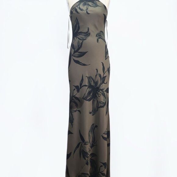 NWOT REFORMATION Zinna Satin Dress in isadora Evening Gown, size US2 & 4 - Picture 7 of 15